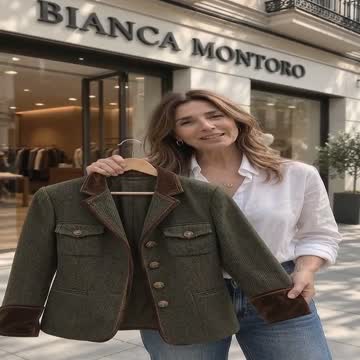 Chaqueta en tienda