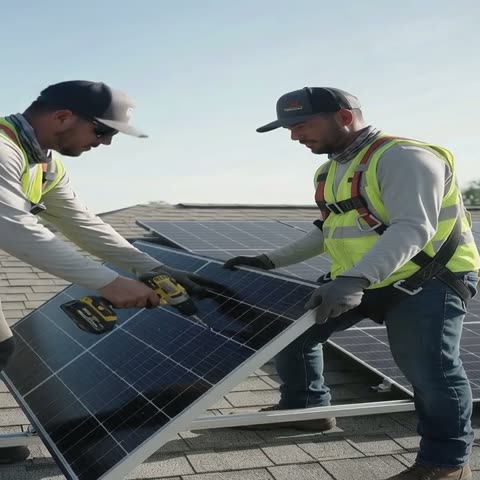Solar · presentador y montaje